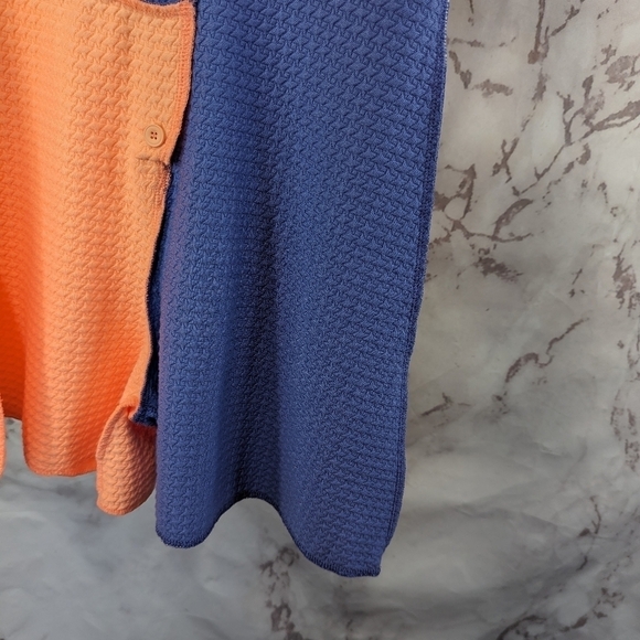 Elsie & Fred Jumpsuit Womens XS Orange Purple Colorblock Romper Paneled Playsuit - Picture 4 of 13